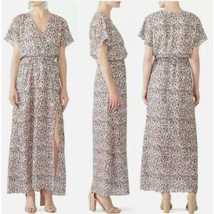 Waverly Gray Rent the Runway Celia Maxi Dress Resort Vacation Casual Medium